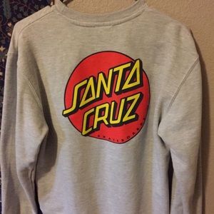 Santa Cruz crew neck sweatshirt